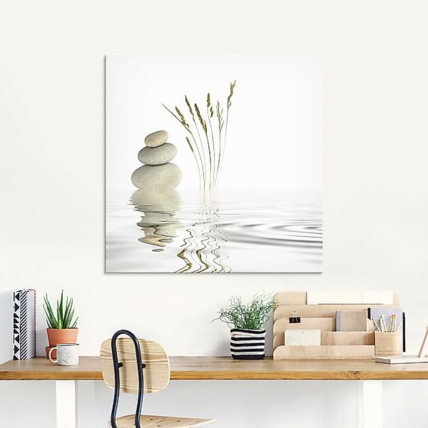 Artland Glasbild Zen Friede, Zen (1 günstig online kaufen