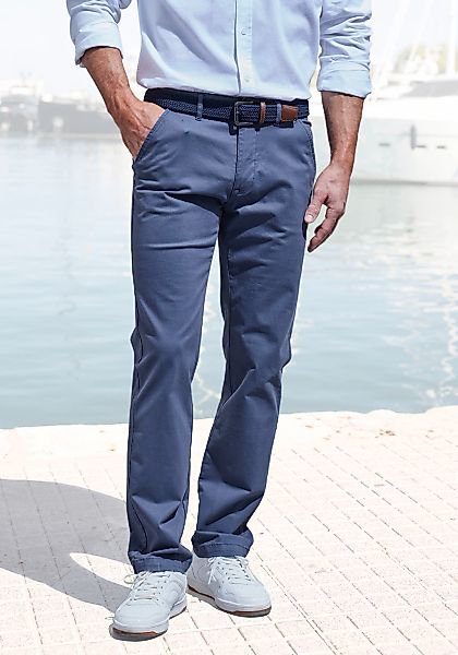 John Devin Chinohose "regular-fit", aus elastischer Baumwoll-Qualität günstig online kaufen