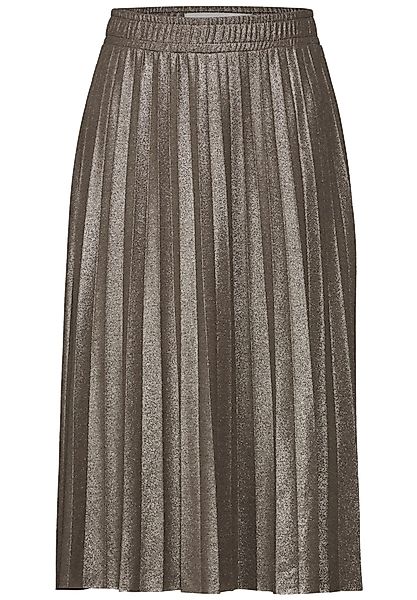 STREET ONE Plisseerock glänzend, mit Stretch günstig online kaufen