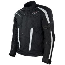 roleff Motorradjacke RO546 - Schwarz-Weiß, wasserdicht, günstig online kaufen