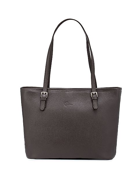 Caspar Schultertasche Leder Tote Bag Damen günstig online kaufen