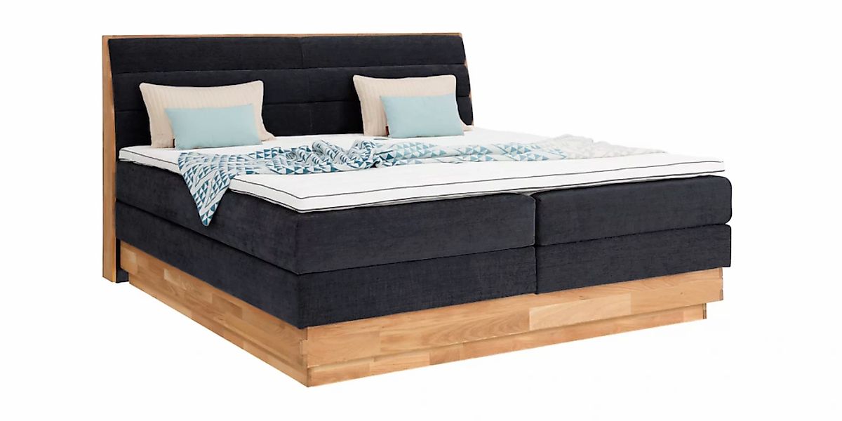 OTTO products Boxspringbett »Jenna«, ohne LED-Beleuchtung, mit zertifiziert günstig online kaufen