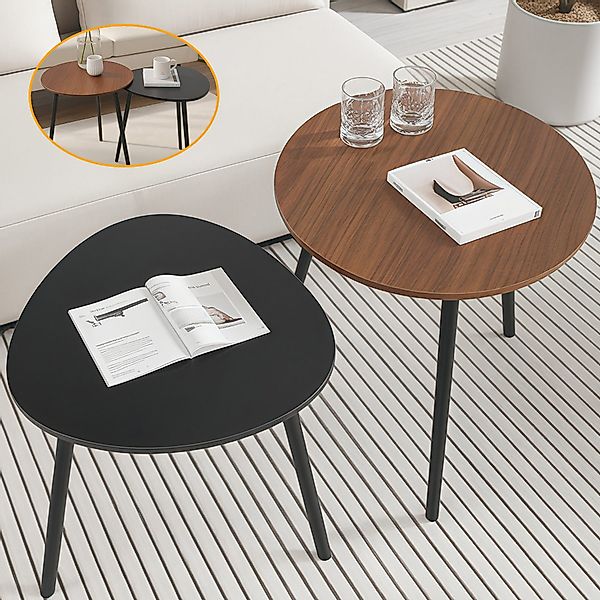 Simloveve Couchtisch Beistelltisch 2er Set Satztisch günstig online kaufen