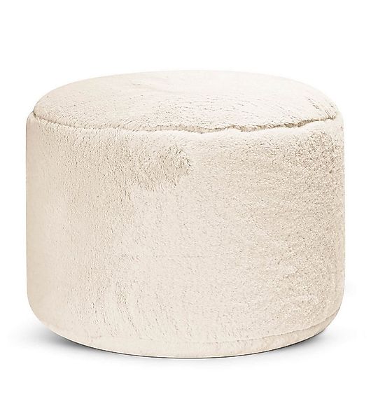 mokebo Pouf Der Flauschige (aus Kunstfell), kuscheliger Sitzhocker, Fußhock günstig online kaufen