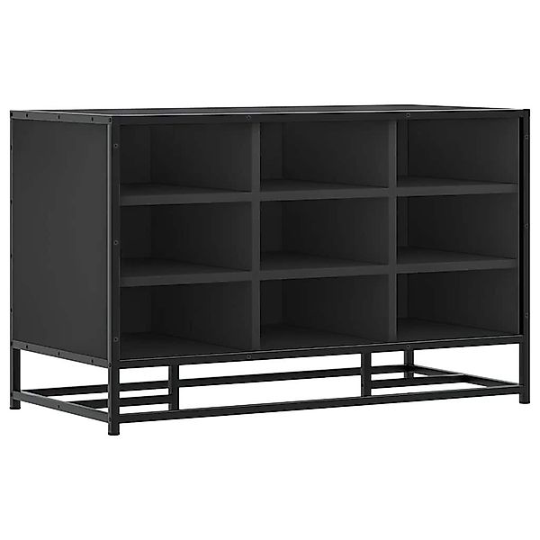 vidaXL Sitzbank Schuhbank Schwarz 84x40x53,5 cm günstig online kaufen