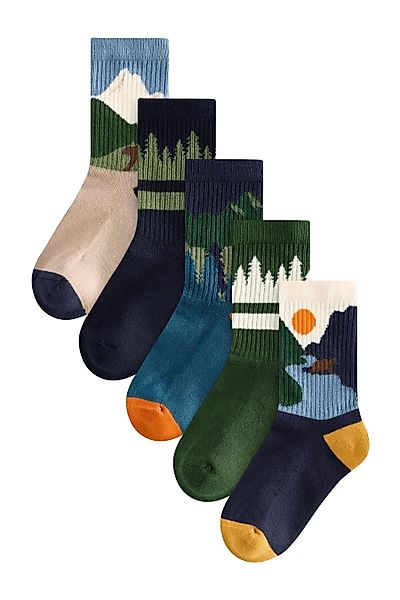 Next Kurzsocken Gerippte Socken mit hohem günstig online kaufen