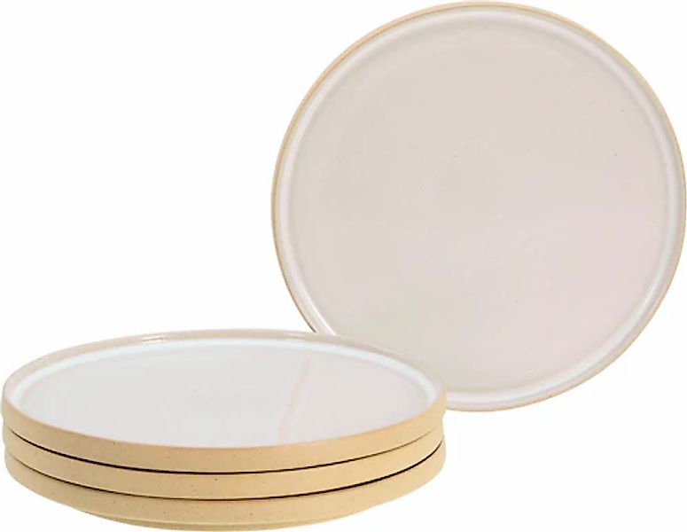 CreaTable Dessertteller »Futuro« Teller Set für 4 Personen, Ø 20 cm, Steinz günstig online kaufen