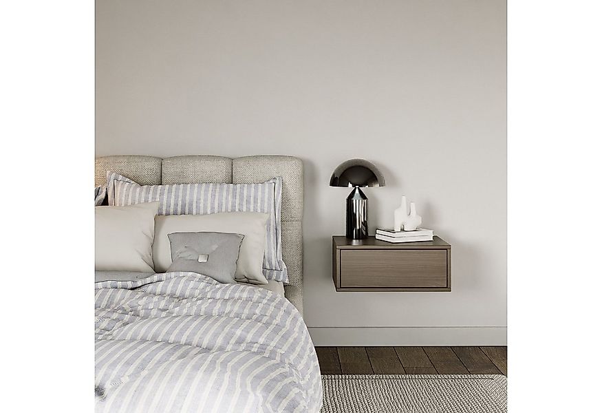 Selsey Nachttisch FRAMME, mit Schubladen, platzsparende Wandmontage, griffl günstig online kaufen