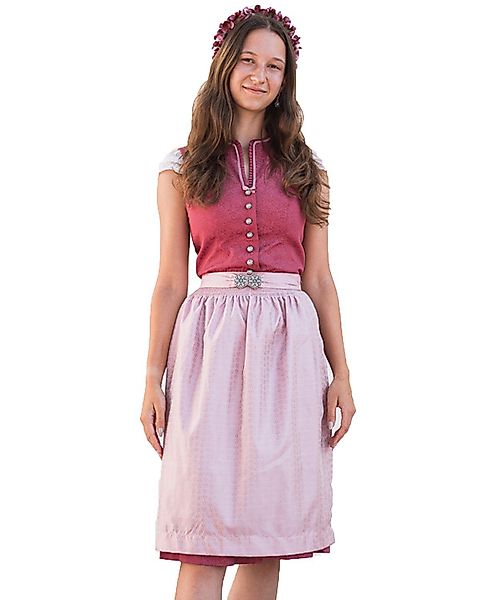 Turi Landhaus Dirndl 'Charlotte' Traditionell, Rosa günstig online kaufen
