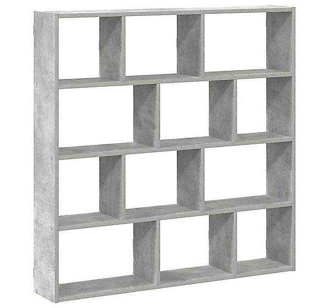 vidaXL Regal Würfelregal 12 Fächer Betongrau Holzwerkstoff, 1-tlg. günstig online kaufen