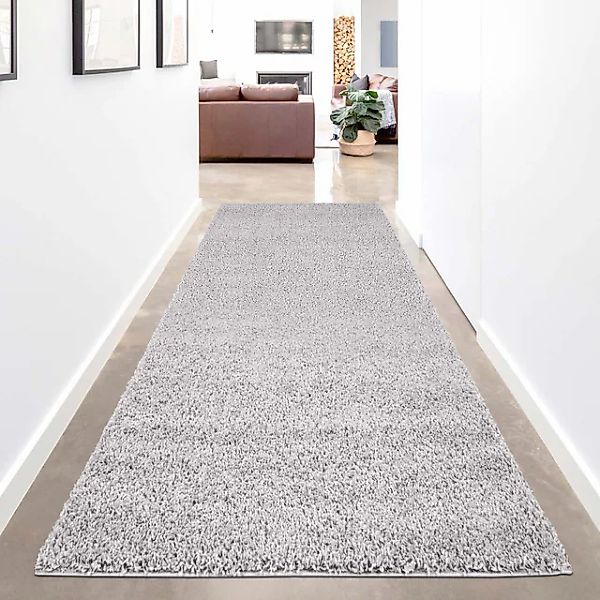 Carpet City Hochflor-Teppich »Shaggi uni 500«, rechteckig, 30 mm Höhe, Läuf günstig online kaufen