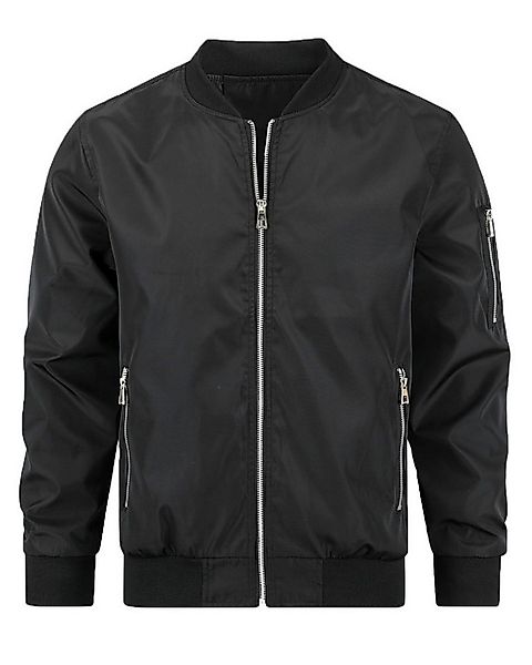 Allthemen Bomberjacke Herren leichte Übergangsjacke mit Ärmeltasche günstig online kaufen