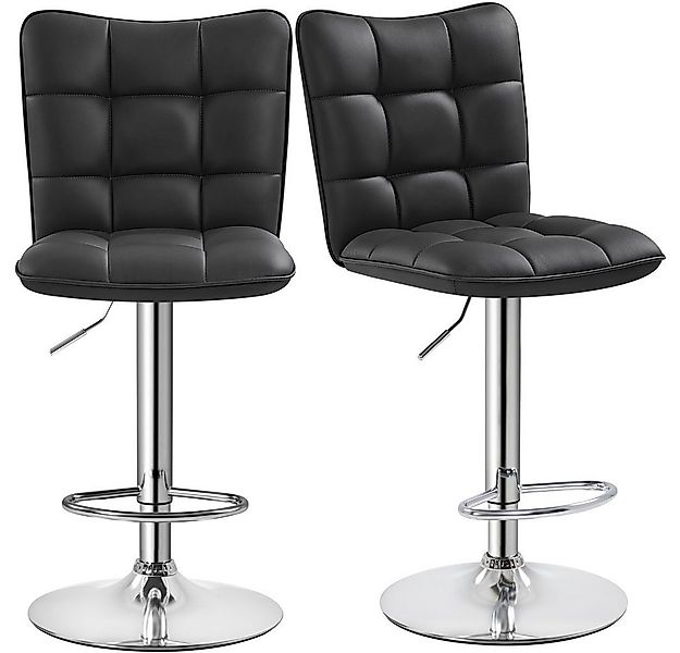 Yaheetech Barhocker (2er), Barstühle 360°Drehbar Küchenstühle Sitzhöhe 62,5 günstig online kaufen