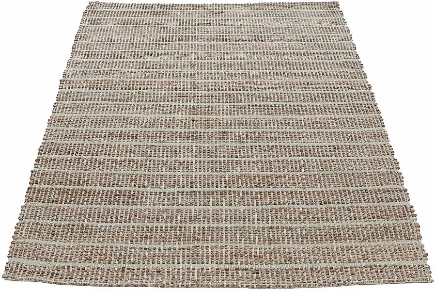 carpetfine Teppich »Lara«, rechteckig, 6 mm Höhe, Wendeteppich aus Jute/Bau günstig online kaufen