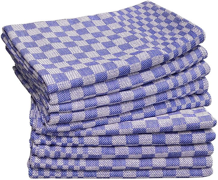 Dyckhoff Geschirrtuch Halbleinen Grubentuch, kariert, 55% Baumwolle, 45% Le günstig online kaufen