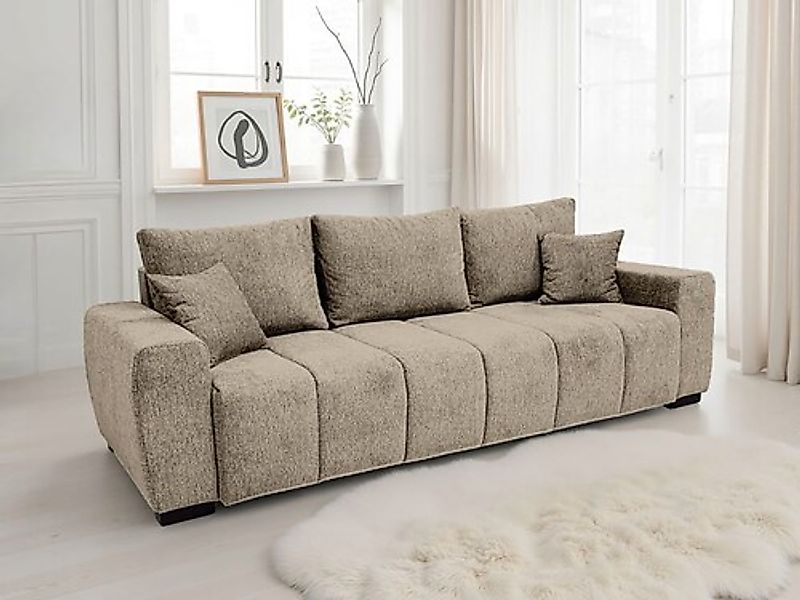 Home affaire Schlafsofa »Bello« mit Bettfunktion, Bettkasten, Frei im Raum günstig online kaufen