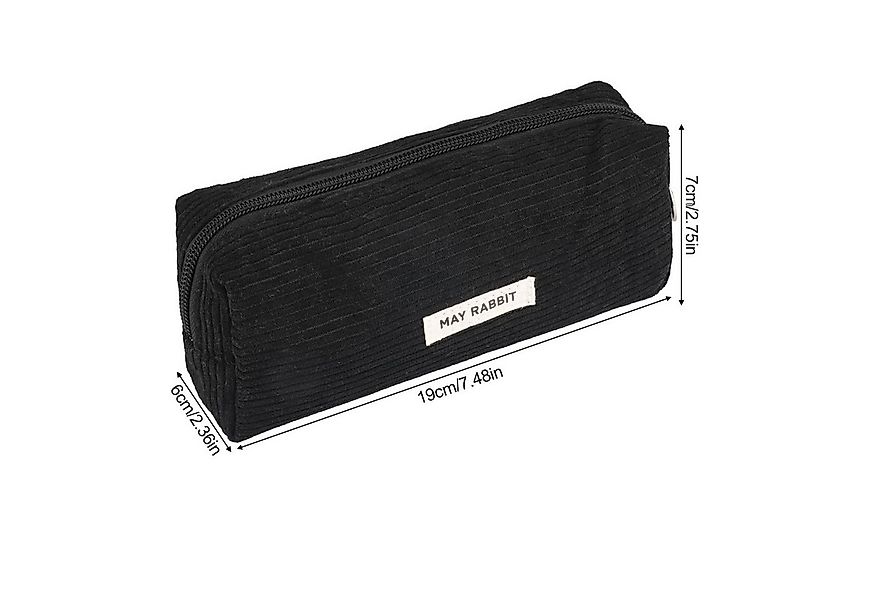 Coonoor Schreibgeräteetui Hochwertiges Kordstoff Federmäppchen, (1-tlg), Gr günstig online kaufen