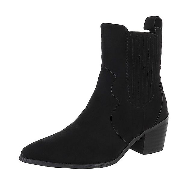 Ital-Design Damen Cowboyboots Freizeit Westernstiefelette (87531825) Blocka günstig online kaufen