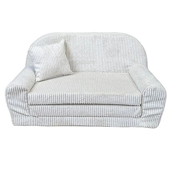 FORTISLINE Kindersofa Mini-Sofa Rosalia aus Cord günstig online kaufen