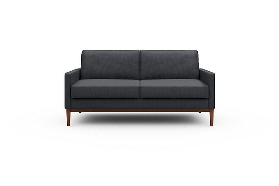 moebelfaktor Sofa Bodo 2,5-Sitzer, Retro-Design, elegante Linien, stabile H günstig online kaufen