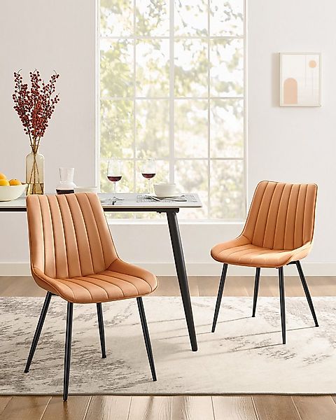 SONGMICS Esszimmerstuhl Stuhlset – Polsterstühle, Moderner Küchenstuhl. Sam günstig online kaufen