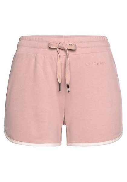 LASCANA Relaxshorts mit Kontrastpaspeln, Loungeanzug günstig online kaufen