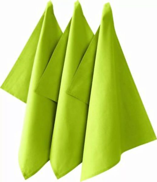 REDBEST Geschirrtuch  3er-Pack Baumwolle Seattle grün Gr. 50 x 70 günstig online kaufen