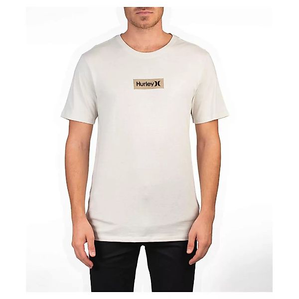 Hurley One&only Small Box Kurzärmeliges T-shirt S Light Bone günstig online kaufen
