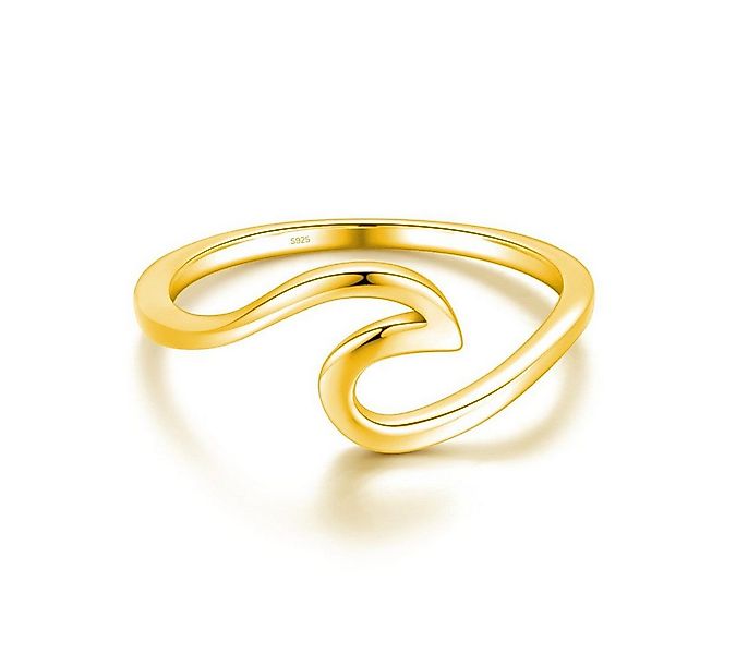 Lisandra Scott Fingerring WAVE Ring aus 925 Sterling Silber Welle Minimalis günstig online kaufen