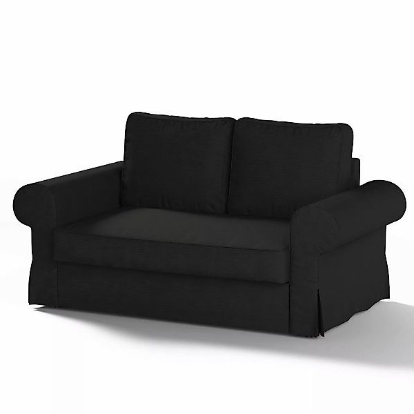 Bezug für Backabro 2-Sitzer Sofa ausklappbar, schwarz, Bezug für Backabro 2 günstig online kaufen