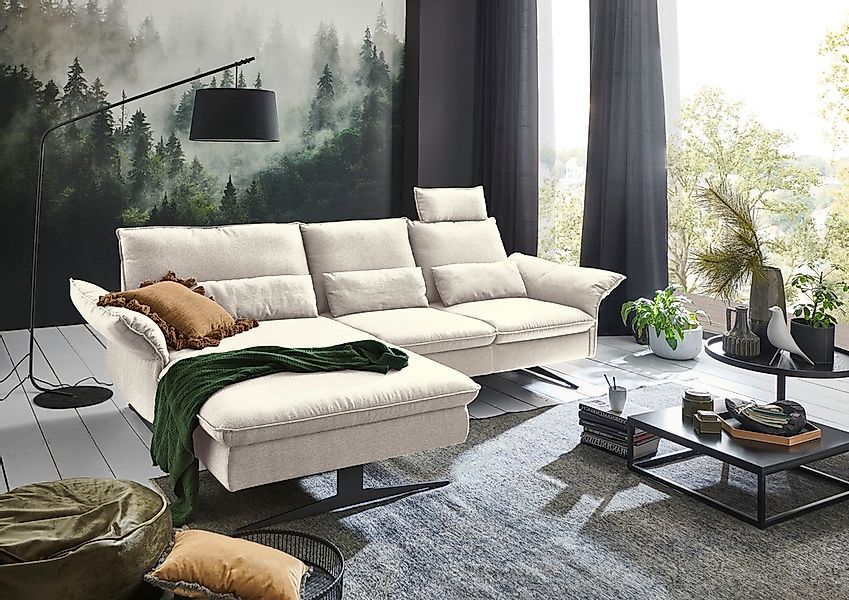 3C Carina Ecksofa »Haya modernes Funktionssofa, Tonnentaschen-Federkern, L- günstig online kaufen