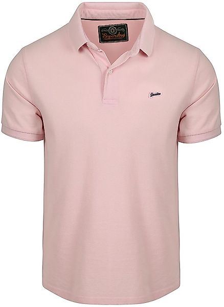 Superdry Polo Pique Klassisch Montauk Rosa - Größe M günstig online kaufen