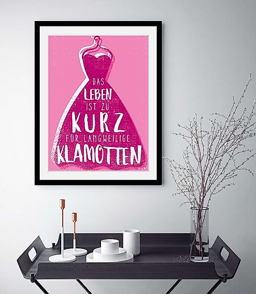 queence Bild »Dress«, Sprüche & Texte-Humor-Mode-Fashion-Motivationsbilder, günstig online kaufen