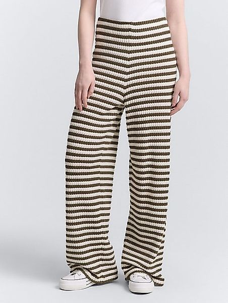TOM TAILOR Denim Stoffhose Wide Leg Strickhose günstig online kaufen