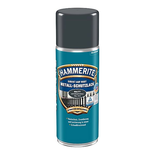 Hammerite Metall-Schutzlack Spray Ral 7016 Anthrazitgrau 400 ml günstig online kaufen