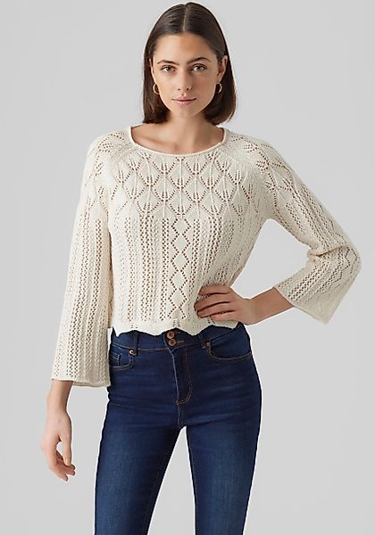 Vero Moda Strickpullover VMGINGER 3/4 BOATNECK günstig online kaufen