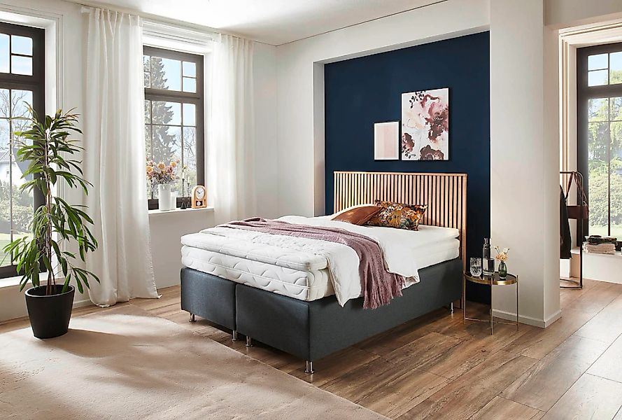 Westfalia Schlafkomfort Boxspringbett "Quercus", wahlweise mit LED-Beluchtu günstig online kaufen