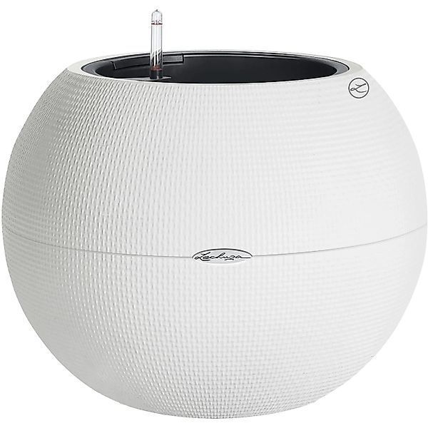 Lechuza® Übertopf Puro Weiß Ø 50 cm integriertem Erdbewässerungssystem günstig online kaufen