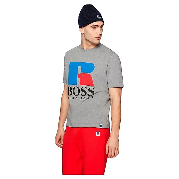 Boss Ra Kurzarm T-shirt M Medium Grey günstig online kaufen