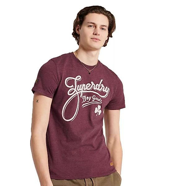 Superdry Workwear Graphic 220 Kurzarm T-shirt S Port Marl günstig online kaufen