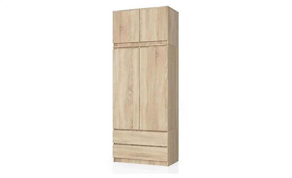 Drehtürenschrank 234 cm hoch Oda ¦ holzfarben ¦ Maße (cm): B: 90 H: 234 Sch günstig online kaufen