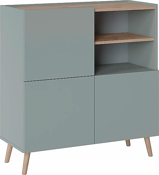 Home affaire Highboard "Scandi" Höhe 105 cm günstig online kaufen