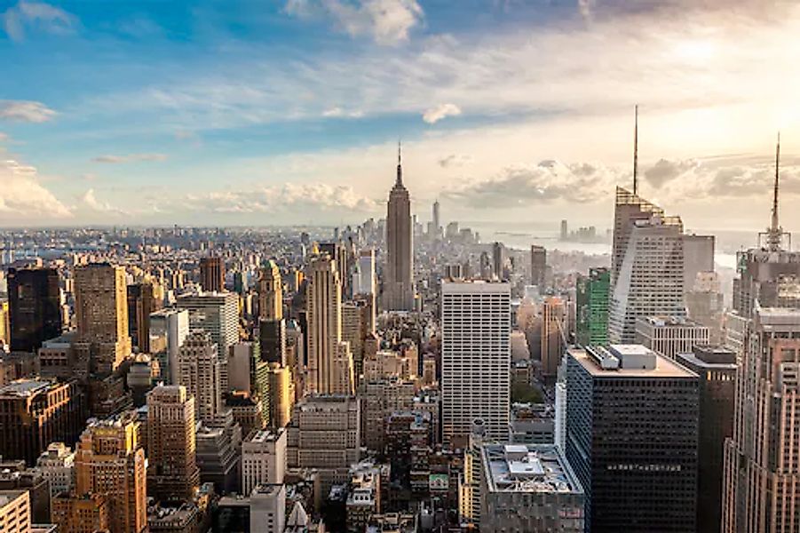Papermoon Fototapete »New York City Skyline« glatt günstig online kaufen