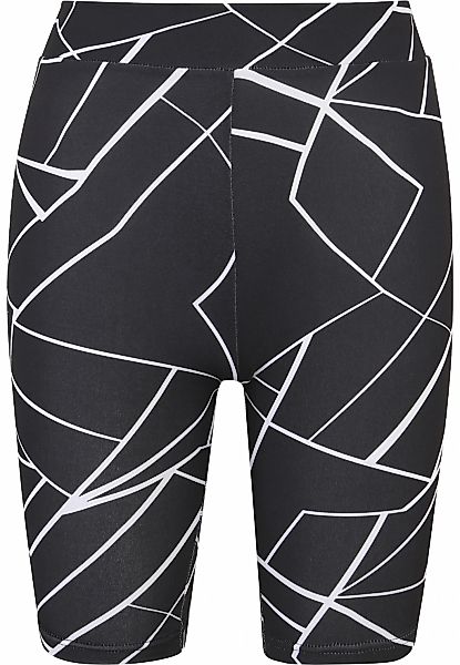 URBAN CLASSICS Stoffhose "Urban Classics Damen Ladies AOP Cycle Shorts 2-Pa günstig online kaufen