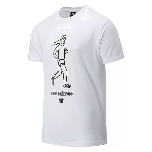 New Balance Athletics N Graph Skate Kurzarm T-shirt XL White günstig online kaufen