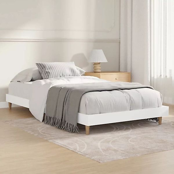 vidaXL Bett, Bettgestell Weiß 90x200 cm günstig online kaufen