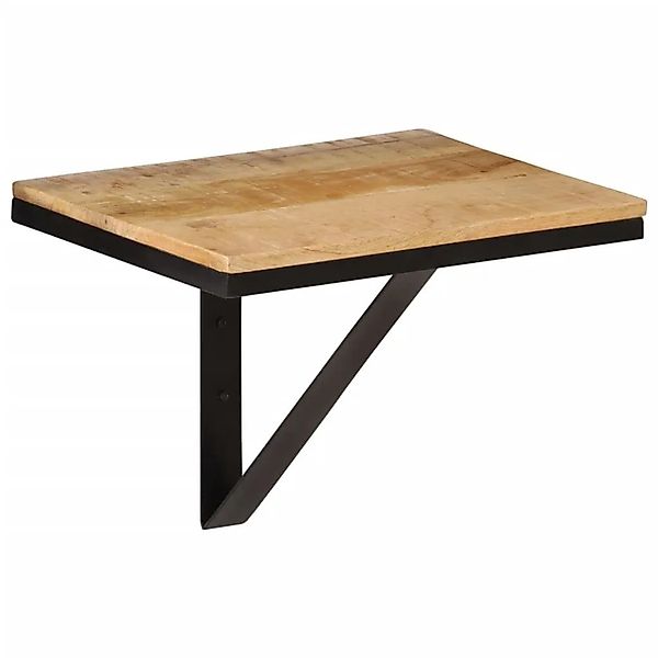vidaXL Wandregal 40x30x32 cm Massivholz Mango und Eisen 358576 günstig online kaufen