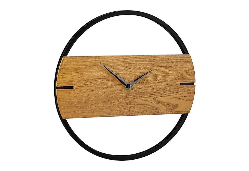 relaxdays Wanduhr Holzoptik günstig online kaufen