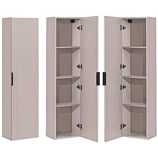 Lomadox Hochschrank ADELAIDE-56-CASHMERE Badschrank Seitenschrank, kaschmir günstig online kaufen