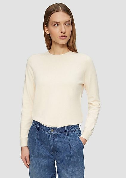 s.Oliver Longpullover Strickpullover Strickpullover aus Viskosemix günstig online kaufen